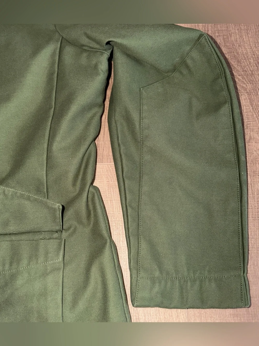 Vintage 1968 Swedish Army Military Green Jacket E 104 Chest 48” Chore Hunting - Picture 9 of 16